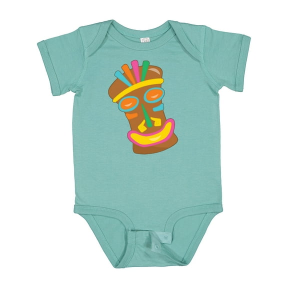 Inktastic Happy Tiki Face Boys or Girls Baby Bodysuit