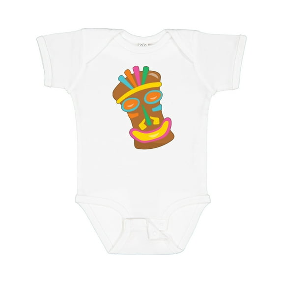 Inktastic Happy Tiki Face Boys or Girls Baby Bodysuit