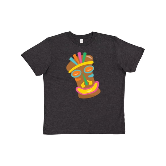 Inktastic Happy Tiki Face Youth T-Shirt
