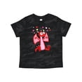 thumbnail image 1 of Inktastic Happy Valentine Cute Red Cartoon Dragon with Hearts Boys or Girls Toddler T-Shirt, 1 of 5