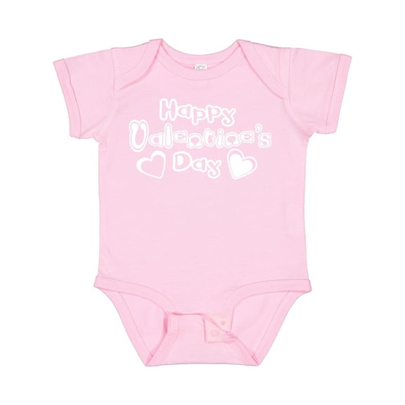 Inktastic Happy Valentine's Day Boys or Girls Baby Bodysuit