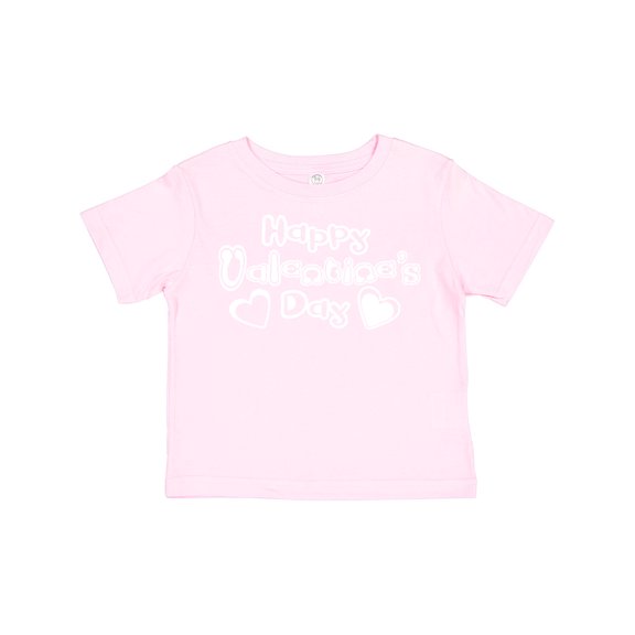Inktastic Happy Valentine's Day Boys or Girls Toddler T-Shirt