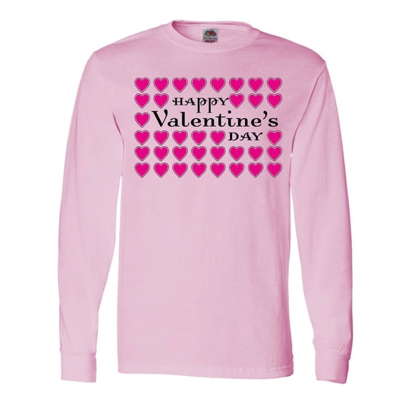 Inktastic Happy Valentine's Day Long Sleeve T-Shirt
