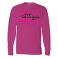 thumbnail image 1 of Inktastic Happy Valentine's Day Long Sleeve T-Shirt, 1 of 5