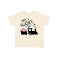 thumbnail image 1 of Inktastic Happy Valentine's Day Train Boys or Girls Toddler T-Shirt, 1 of 5