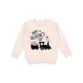 thumbnail image 1 of Inktastic Happy Valentine's Day Train Toddler Sweatshirt, 1 of 4