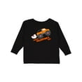 thumbnail image 1 of Inktastic Happy Valentine's Day-monster Truck Boys or Girls Long Sleeve Toddler T-Shirt, 1 of 5