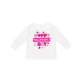 thumbnail image 1 of Inktastic Happy Valentine's Day with Hearts Boys or Girls Long Sleeve Toddler T-Shirt, 1 of 5