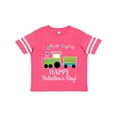 thumbnail image 1 of Inktastic Happy Valentines Day Childs Train Boys or Girls Toddler T-Shirt, 1 of 5