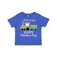 thumbnail image 1 of Inktastic Happy Valentines Day Childs Train Boys or Girls Toddler T-Shirt, 1 of 5