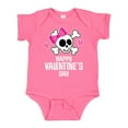 thumbnail image 1 of Inktastic Happy Valentines Day Girls Skull Girls Baby Bodysuit, 1 of 5
