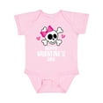thumbnail image 1 of Inktastic Happy Valentines Day Girls Skull Girls Baby Bodysuit, 1 of 5