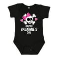 thumbnail image 1 of Inktastic Happy Valentines Day Girls Skull Girls Baby Bodysuit, 1 of 5