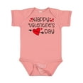 thumbnail image 1 of Inktastic Happy Valentines Day Red Hearts and Arrow Boys or Girls Baby Bodysuit, 1 of 5