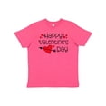 thumbnail image 1 of Inktastic Happy Valentines Day Red Hearts and Arrow Youth T-Shirt, 1 of 5