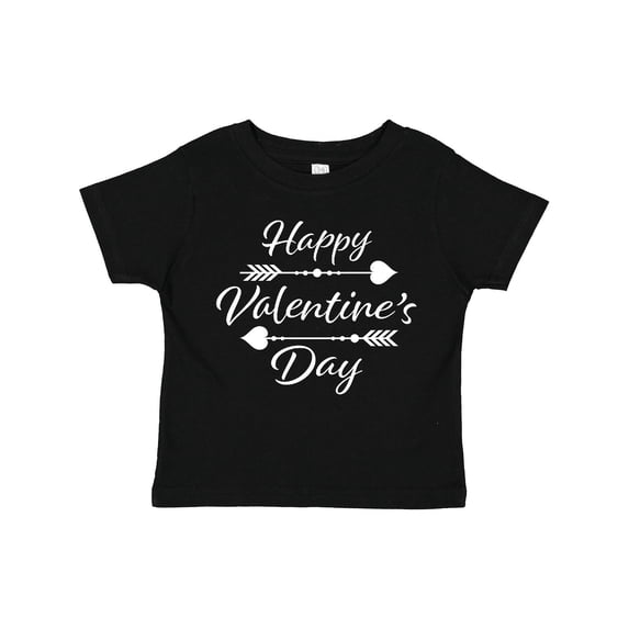Inktastic Happy Valentines Day with Arrows Boys or Girls Toddler T-Shirt