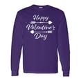 thumbnail image 1 of Inktastic Happy Valentines Day with Arrows Long Sleeve T-Shirt, 1 of 5