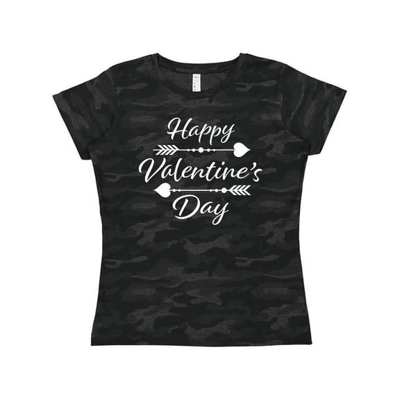 Inktastic Happy Valentines Day with Arrows Women's T-Shirt