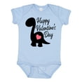 thumbnail image 1 of Inktastic Happy Valentines Day with Dinosaur Silhouette and Heart Boys or Girls Baby Bodysuit, 1 of 5