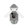 thumbnail image 1 of Inktastic Happy Valentines Day with Dinosaur Silhouette and Heart Boys or Girls Long Sleeve Baby Bodysuit, 1 of 5