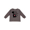 thumbnail image 1 of Inktastic Happy Valentines Day with Dinosaur Silhouette and Heart Boys or Girls Long Sleeve Toddler T-Shirt, 1 of 5