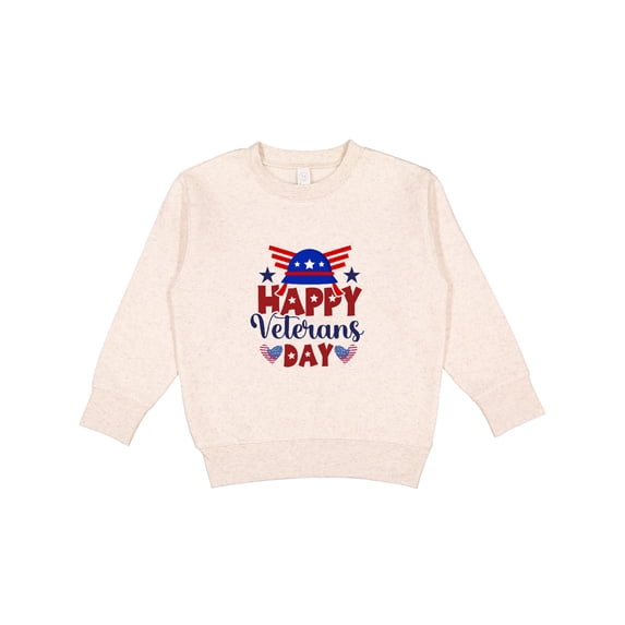 Inktastic Happy Veterans Day Toddler Sweatshirt