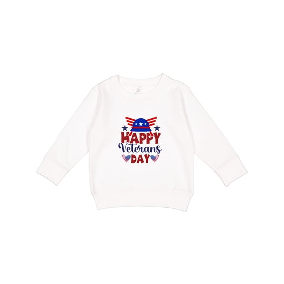 Inktastic Happy Veterans Day Toddler Sweatshirt