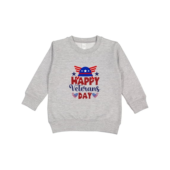 Inktastic Happy Veterans Day Toddler Sweatshirt