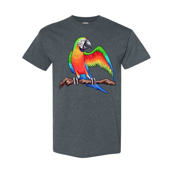 Inktastic Harlequin Macaw Parrot T-Shirt