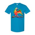 thumbnail image 1 of Inktastic Harlequin Macaw Parrot T-Shirt, 1 of 5