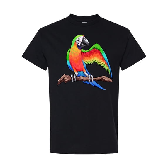 Inktastic Harlequin Macaw Parrot T-Shirt