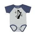 thumbnail image 1 of Inktastic Harp Silhouette Music Boys or Girls Baby Bodysuit, 1 of 5