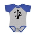 thumbnail image 1 of Inktastic Harp Silhouette Music Boys or Girls Baby Bodysuit, 1 of 5