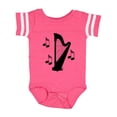 thumbnail image 1 of Inktastic Harp Silhouette Music Boys or Girls Baby Bodysuit, 1 of 5