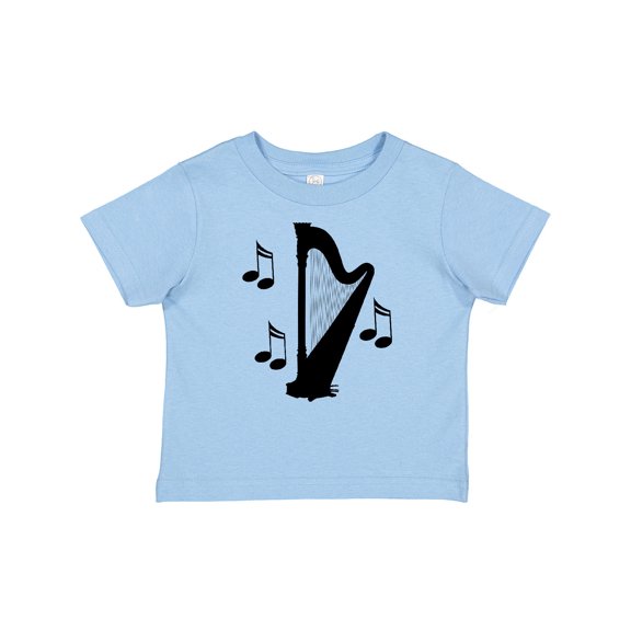 Inktastic Harp Silhouette Music Gift Boys or Girls Baby T-Shirt