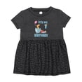 thumbnail image 1 of Inktastic Hatching Dinosaur 1st Birthday Girls Baby Dress, 1 of 5