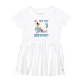 thumbnail image 1 of Inktastic Hatching Dinosaur 1st Birthday Girls Baby Dress, 1 of 5