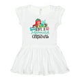 thumbnail image 1 of Inktastic Have a Mermaid Christmas with Crab and Seashell Girls Baby Dress, 1 of 4