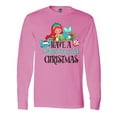 thumbnail image 1 of Inktastic Have a Mermaid Christmas with Crab and Seashell Long Sleeve T-Shirt, 1 of 5