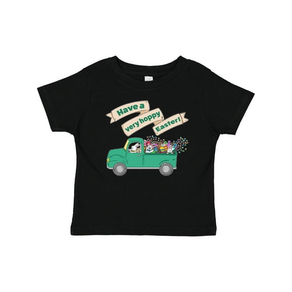 Inktastic Have a Very Hoppy Easter Green Bunny Truck Boys or Girls Baby T-Shirt