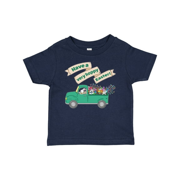 Inktastic Have a Very Hoppy Easter Green Bunny Truck Boys or Girls Baby T-Shirt