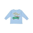 thumbnail image 1 of Inktastic Have a Very Hoppy Easter Green Bunny Truck Boys or Girls Long Sleeve Toddler T-Shirt, 1 of 5