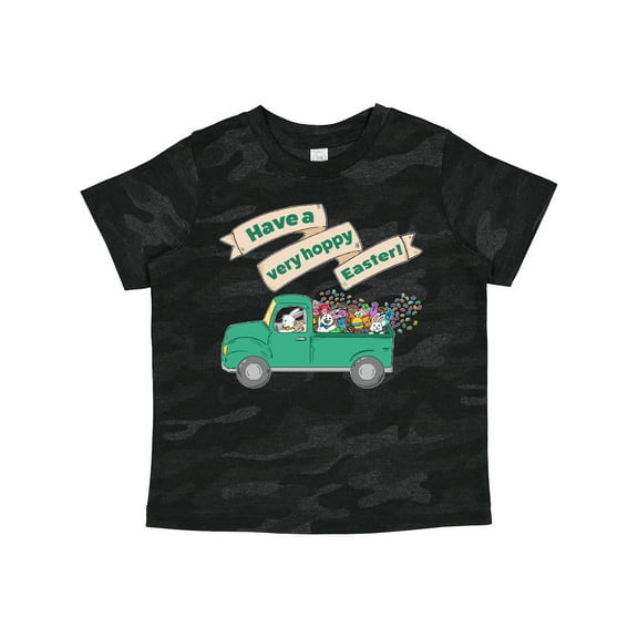 Inktastic Have a Very Hoppy Easter Green Bunny Truck Boys or Girls Toddler T-Shirt