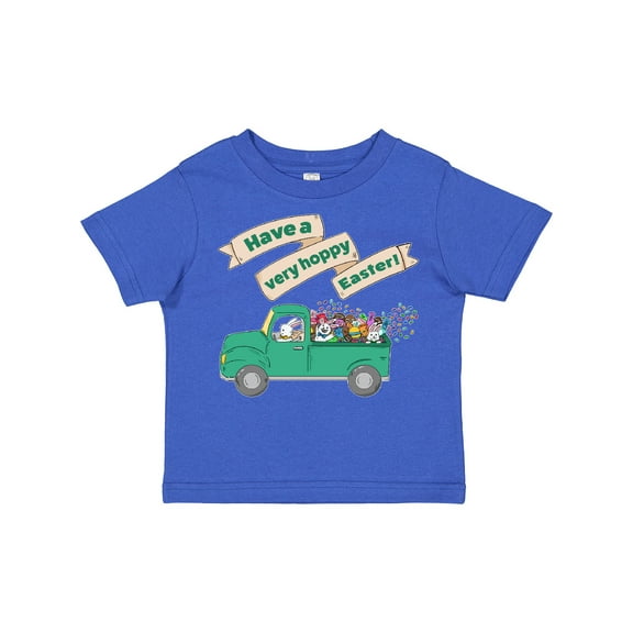 Inktastic Have a Very Hoppy Easter Green Bunny Truck Boys or Girls Toddler T-Shirt