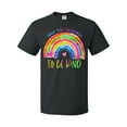thumbnail image 1 of Inktastic Have the Courage to Be Kind Watercolor Rainbow T-Shirt, 1 of 5