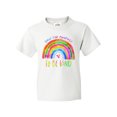 thumbnail image 1 of Inktastic Have the Courage to Be Kind Watercolor Rainbow Youth T-Shirt, 1 of 5