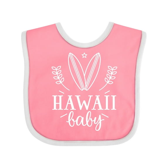 Inktastic Hawaii Baby Surfing Boys or Girls Baby Bib