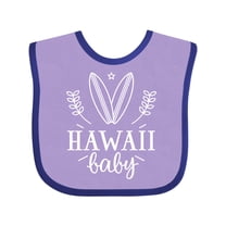 Inktastic Hawaii Baby Surfing Boys or Girls Baby Bib
