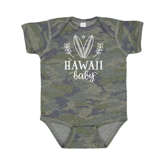 Inktastic Hawaii Baby Surfing Boys or Girls Baby Bodysuit