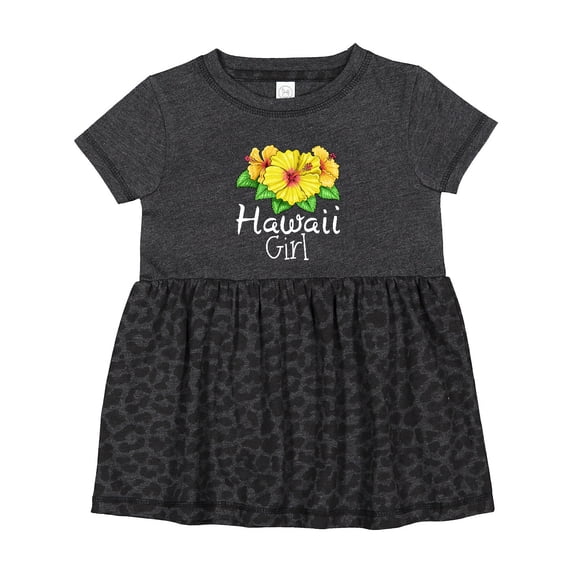 Inktastic Hawaii Girl Hibiscus Flowers Girls Baby Dress